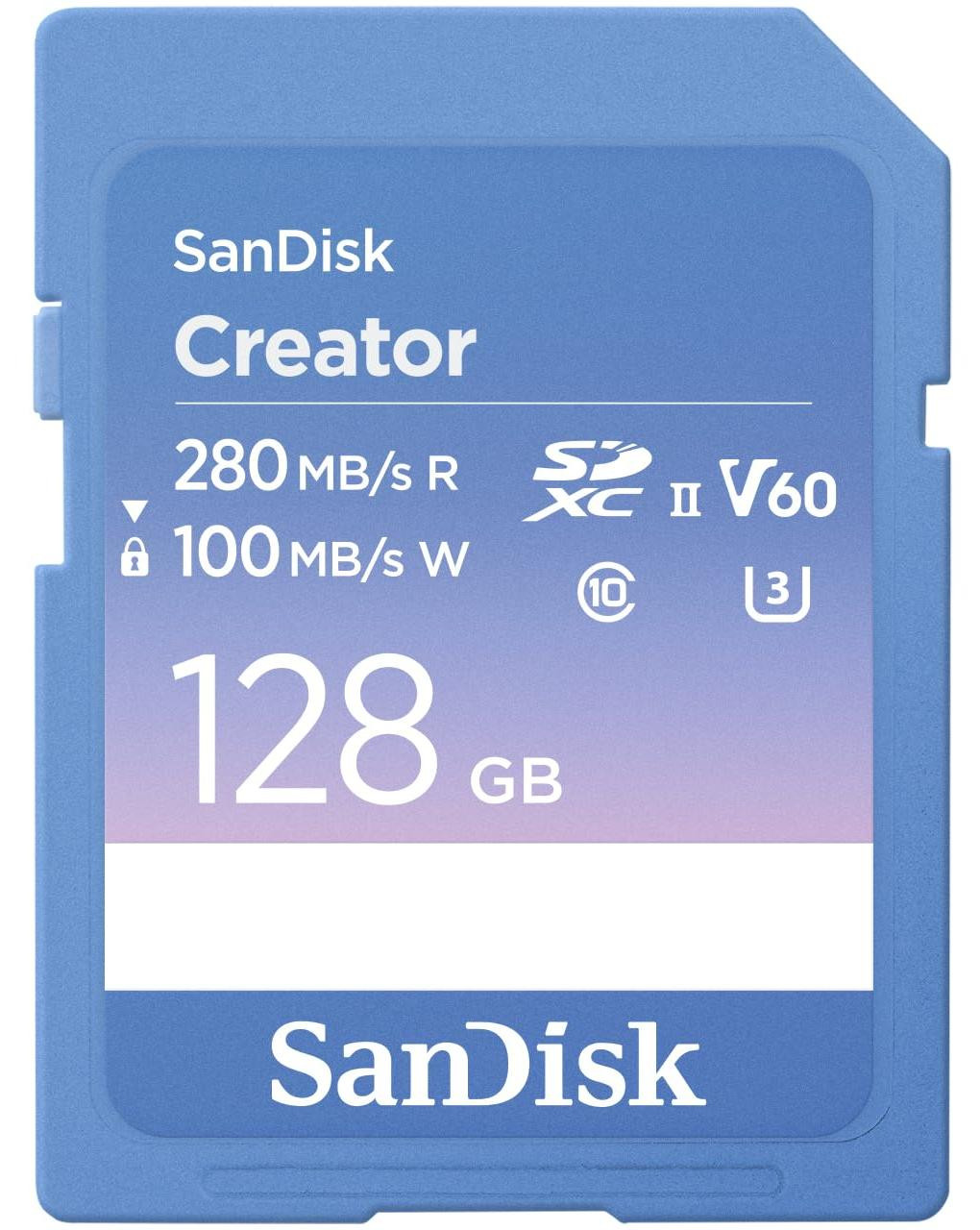 SanDisk Creator SD UHS-II kaartlezer 128 GB