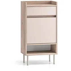 SCHUHSCHRANK Alos Kaschmir und Holz
