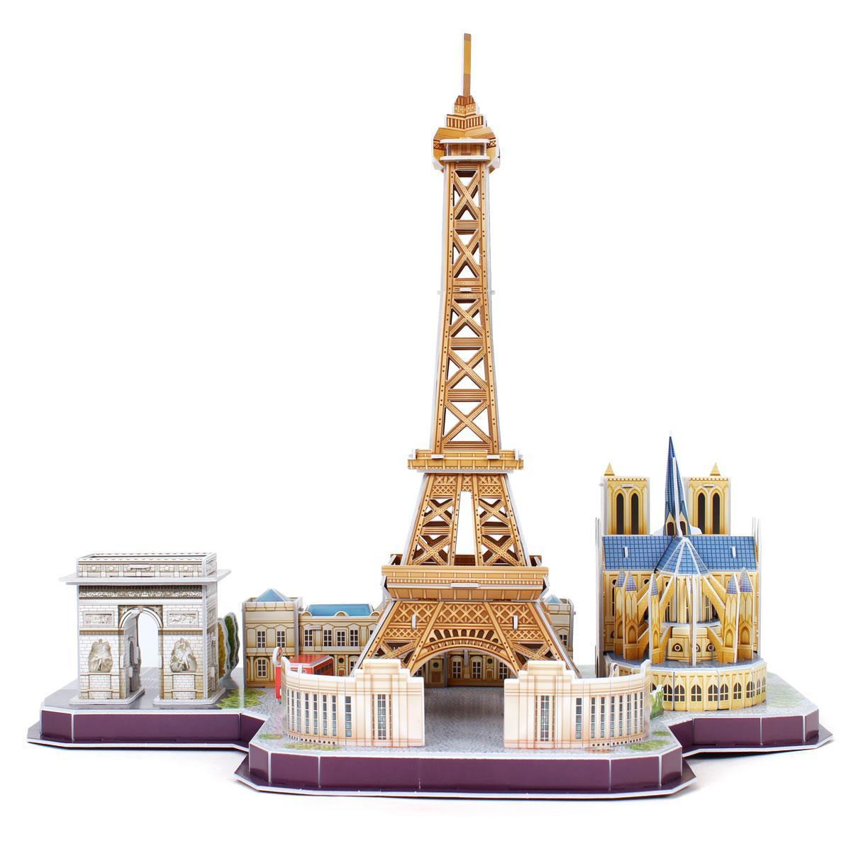 CubicFun City Line Parijs 3D Puzzel National Geographic