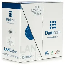 Dsit DANICOM CAT6 UTP 305m (UTP, CAT6, 305 m), Netzwerkkabel
