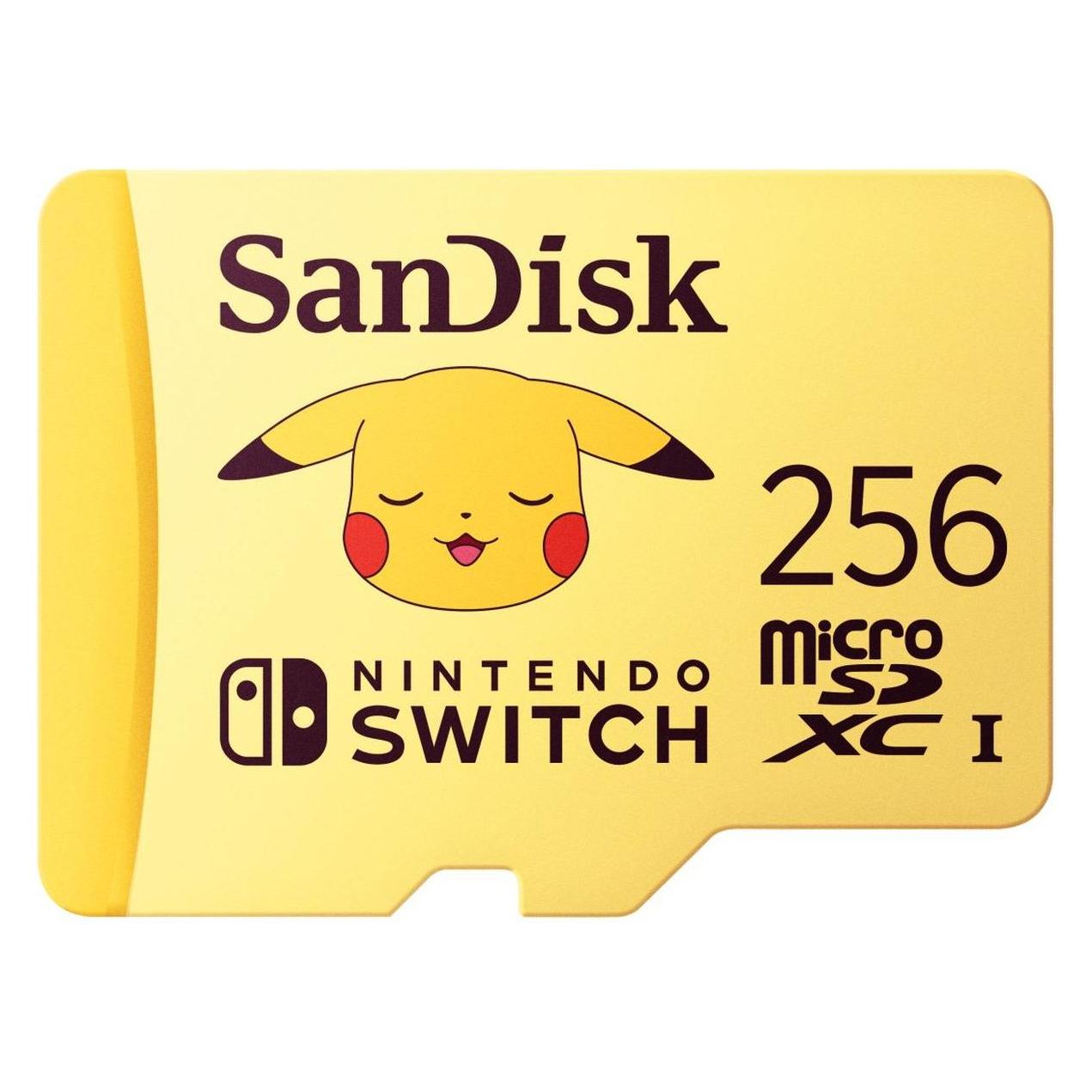 Sandisk Nintendo Pokemon (256 GB, microSDXC, U3, UHS-I) (SDSQXAO-256G-GN6ZK)