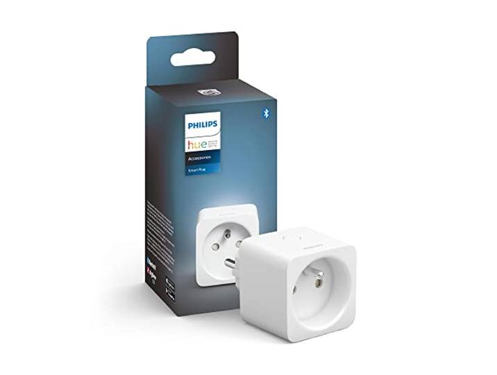 Philips Hue Smart Plug\, Type E\, Blanc Contrôle connecté de l'Éclairage Lampes Standard\, App Bluetooth\, Fonctionne Avec Alexa\, Google Home\, Apple Home