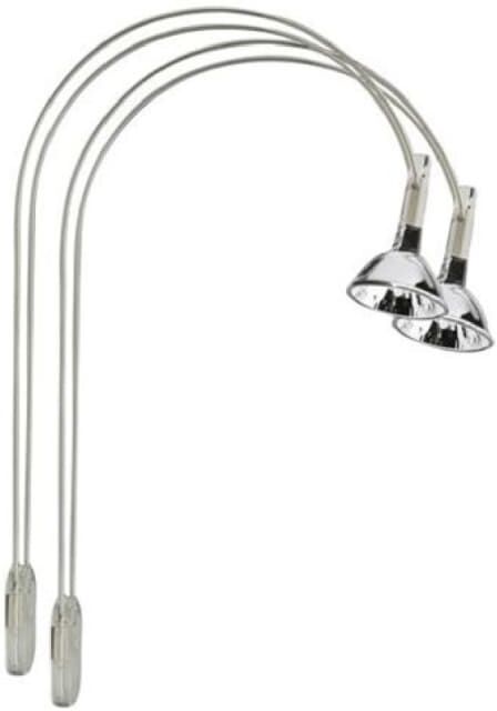 Paulmann Applique 2 lumières métal H30cm Argenté 28x30x3cm