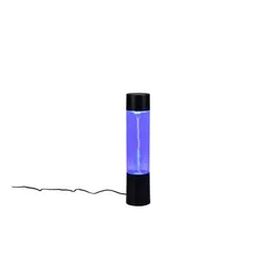 LED-Lavaleuchte   ¦ schwarz ¦ Maße (cm): H: 34  Ø: 7.0