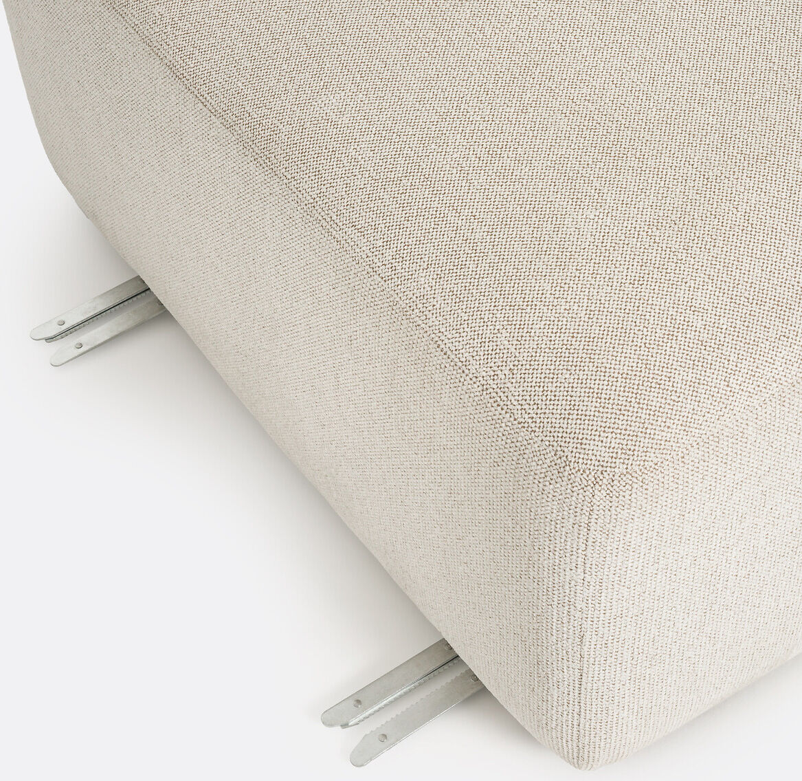 LA REDOUTE INTERIEURS Pouf modulable, en tissu texturé chiné, JASPE