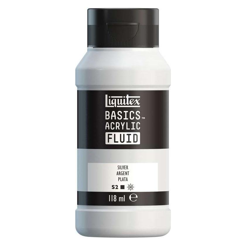 Winsor & Newton Basics fluid 118ml silver row 052 (118 ml) (8870420)