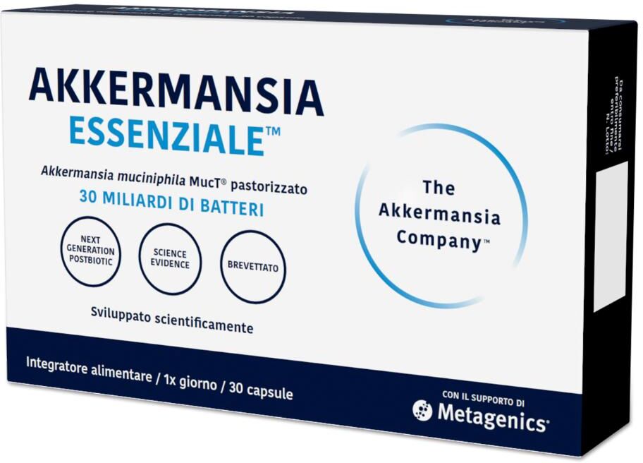 METAGENICS BELGIUM bvba AKKERMANSIA ESSENZIALE, 30 CAPSULE