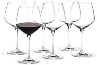 Holmegaard Perfection Burgundy Glass, Clear, 6 pcs. - 20 oz