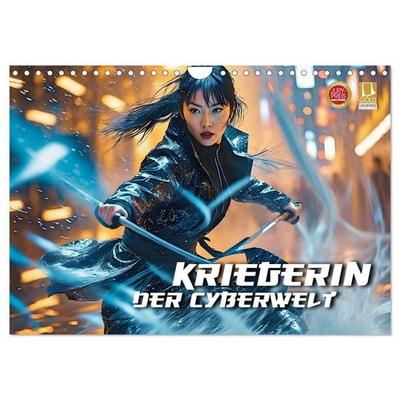 Kriegerin der Cyberwelt (Wandkalender 2027 DIN A4 quer), CALVENDO Monatskalender