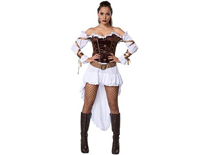 Dressforfun Woman-steampunk paleiswachtster - S