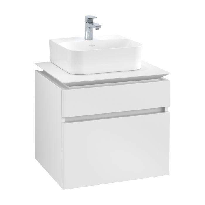 Villeroy & Boch Legato Waschtischunterschrank B73200MS 60x55x50cm, White Matt