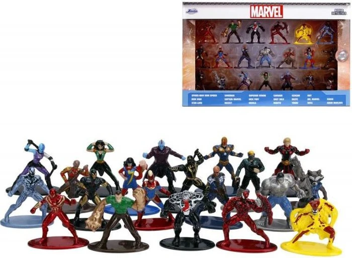 Jada Marvel Nanofiguren 20 Stück, Wave 3