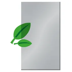 BM Systemglas Typ 215 Glas grau gefärbt, 120 x 120