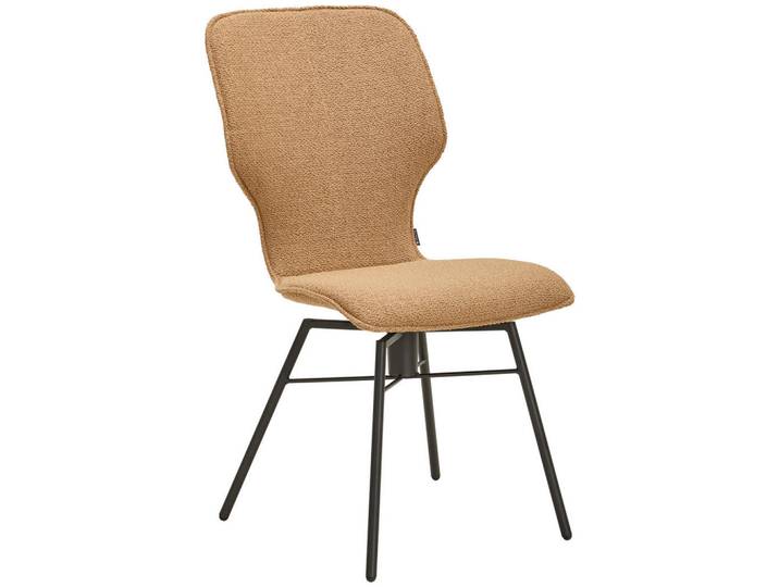 Musterring Stuhl, Karamell, Uni, A-Form, Rundrohr, 49x95x63 cm, Lederauswahl, Stoffauswahl, Typenauswahl, Sitzfläche 360° drehbar, Esszimmer, Stühle, Esszimmerstühle, Vierfußstühle
