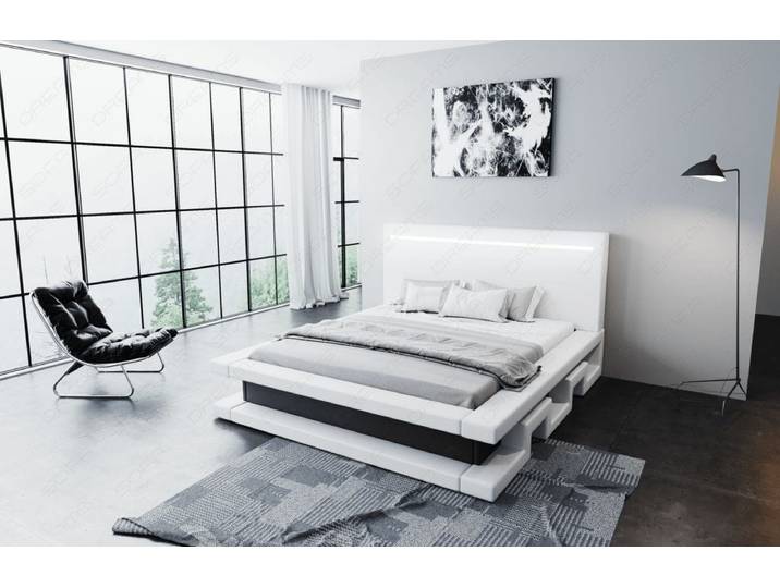 Wasserbett Faenza mit LED und stufigem Design