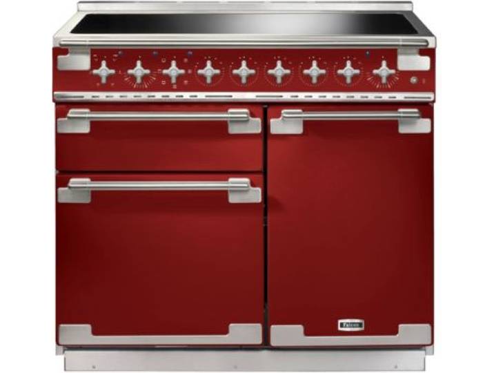 Falcon - Piano De Cuisson Induction Elise100 Induc Rouge Cerise