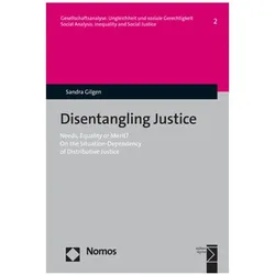 Gilgen:Disentangling Justice, Fachbücher von Sandra Gilgen