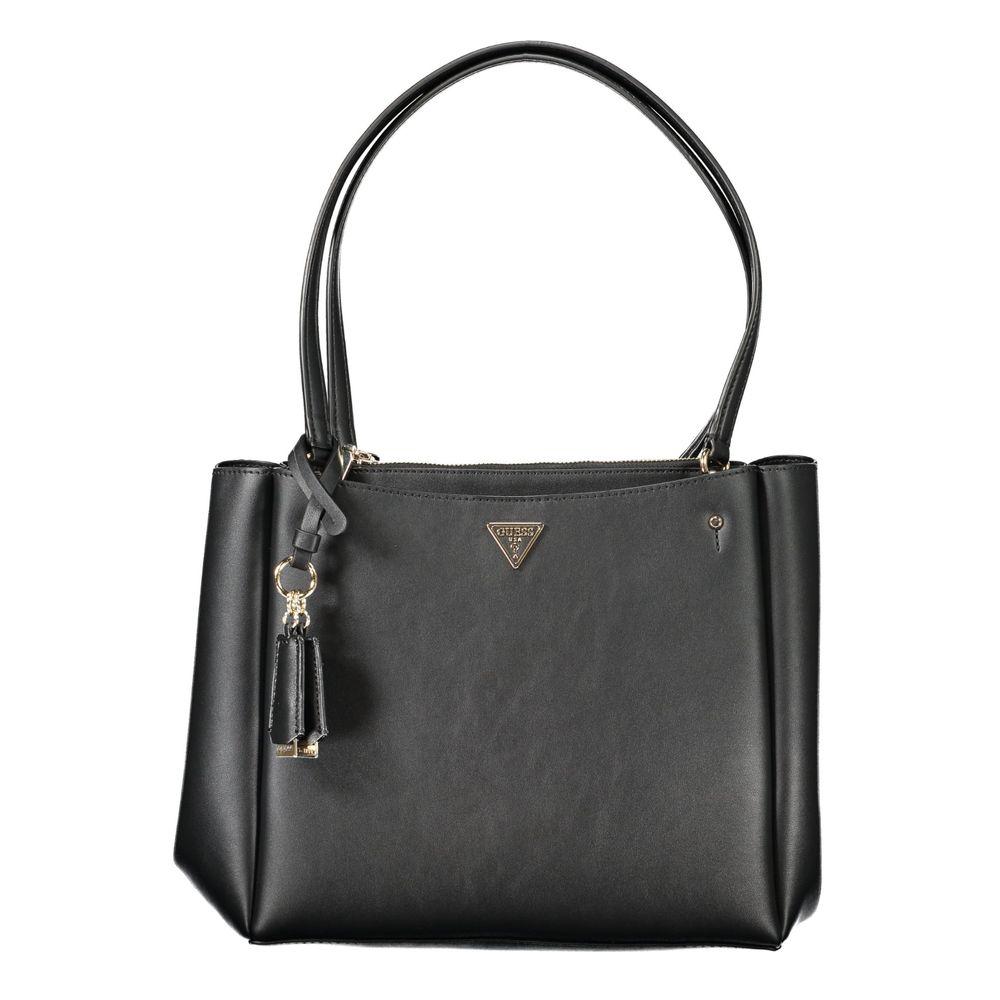 Schwarze Polyethylen-Handtasche