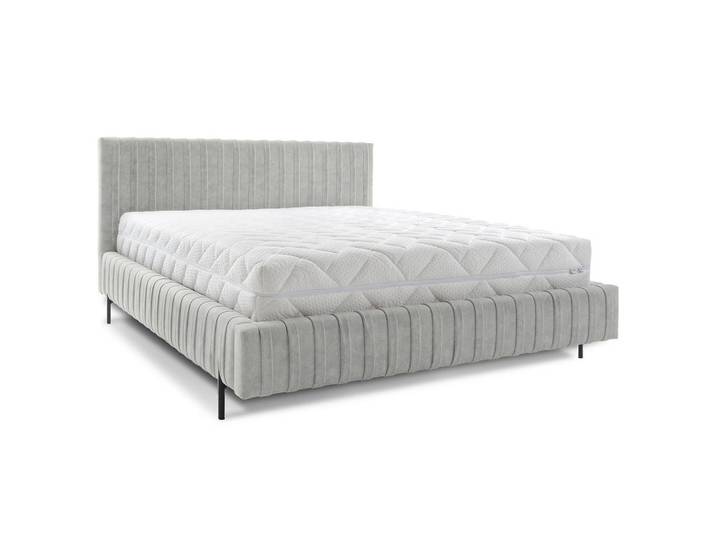 Petits-meubles Boxbett 180/200 Ori Grau, Holz, 180x200 cm, Schlafzimmer, Bett, Boxspringbetten