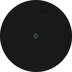 Hager Zentralstück für Kabelauslass Er und VDo-Dose, Serie R.classic, schwarz glänzend