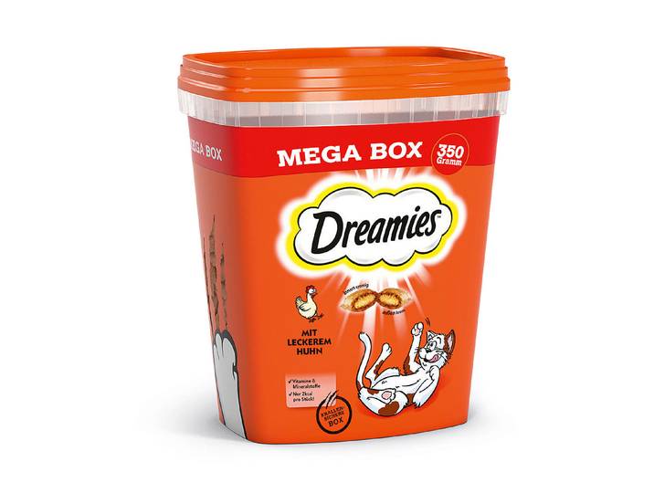 Dreamies Katzensnack Mega Box Huhn