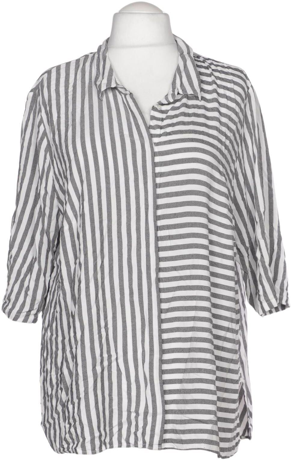 Ulla Popken Damen Bluse, Mehrfarbig, Gr. 3Xl, Viskose - Second Hand