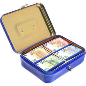 Heidel Geschenkset Euro Geldkassette, Geldkassette mit Geldschein-Minischokoladen