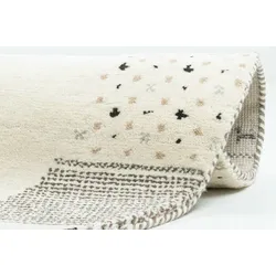THEKO Teppich Denver beige Ø 150 cm