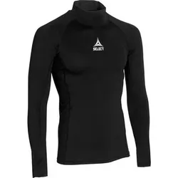 SELECT Herren Unterhemd Funktions-Shirt Turtle Neck, Größe L in Schwarz Schwarz