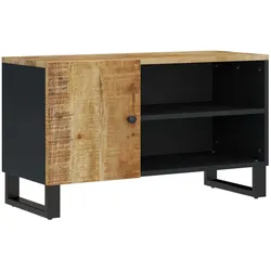 vidaXL TV-Schrank 80x33x46 cm Massivholz Mango & Holzwerkstoff