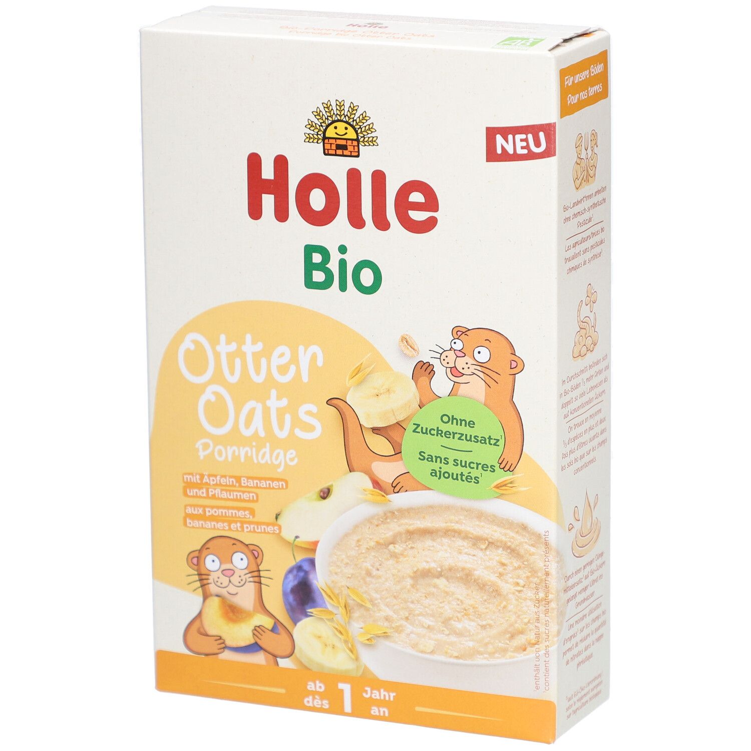 Holle Bio Porridge Otter Oats 200 g Brei