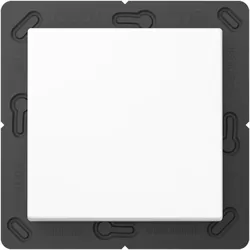 Jung BLEA590WW Bluetooth® Low Energy Funk-Wandsender, 2-kanalig, Thermoplast, Serie AS/A, alpinweiß BLE A 590 WW
