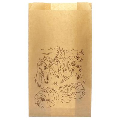 MONOUSO - Papiertüten Kraft „Mähen" 17+7x32cm (1.000 Stück)