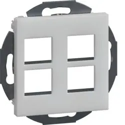 Hager GSETMM1049010 Montagerahmen für 4 Multimedia Typ 10 rw