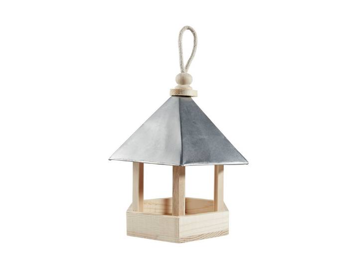 Glorex Vogelhaus Aus Unbehandeltem Holz 24 × 19 × 13.5 cm