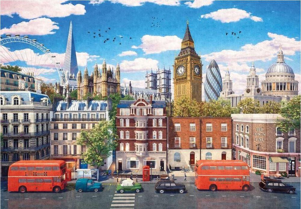 Gibsons Puzzel Straten van Londen 500 stukjes