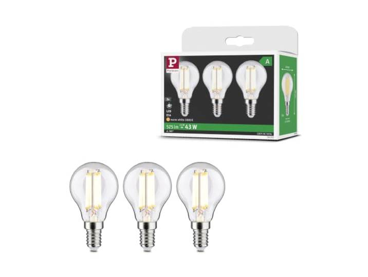 Paulmann LED Efficient-Line Tropfen E14 3er-Pack 2,5W 3000K klar