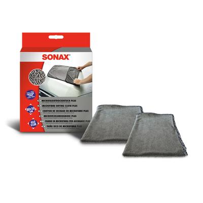 Sonax MicrofaserTrockenTuch PLUS, 2 Stück [Hersteller-Nr. 04512000]
