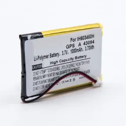 Akku für Izzo Swami 4000 und GPS A 43094, wie H603450H, 3.7V, 1000 mAh