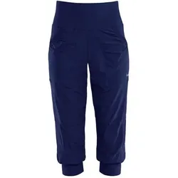 WINSHAPE Damen Functional Comfort 3⁄4 Leisure Trousers LEI201C, Größe S in Blau Blau