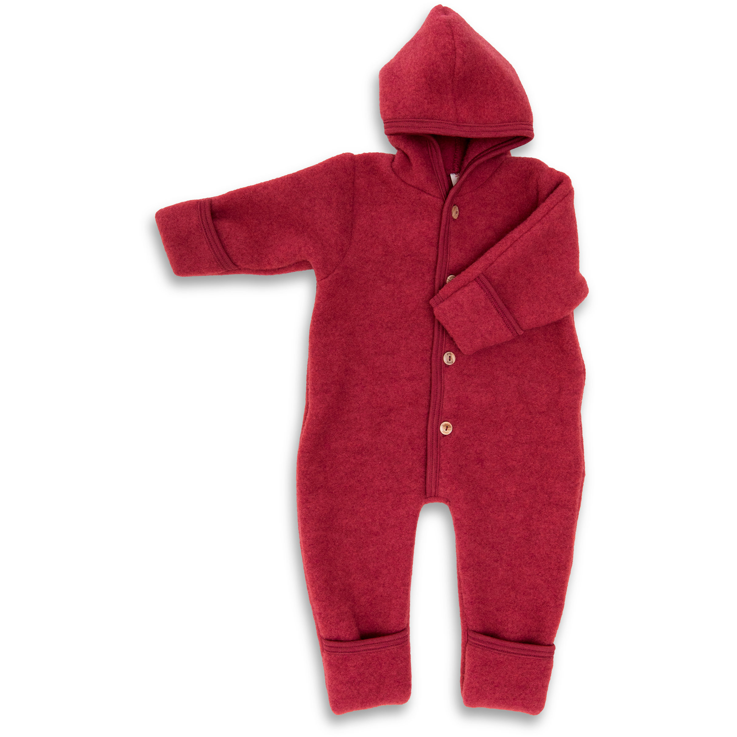 Engel Fleece Overall Kinder Overalls rot Größe 62 Lifestyle Hautfreundlich Wasserabweisend