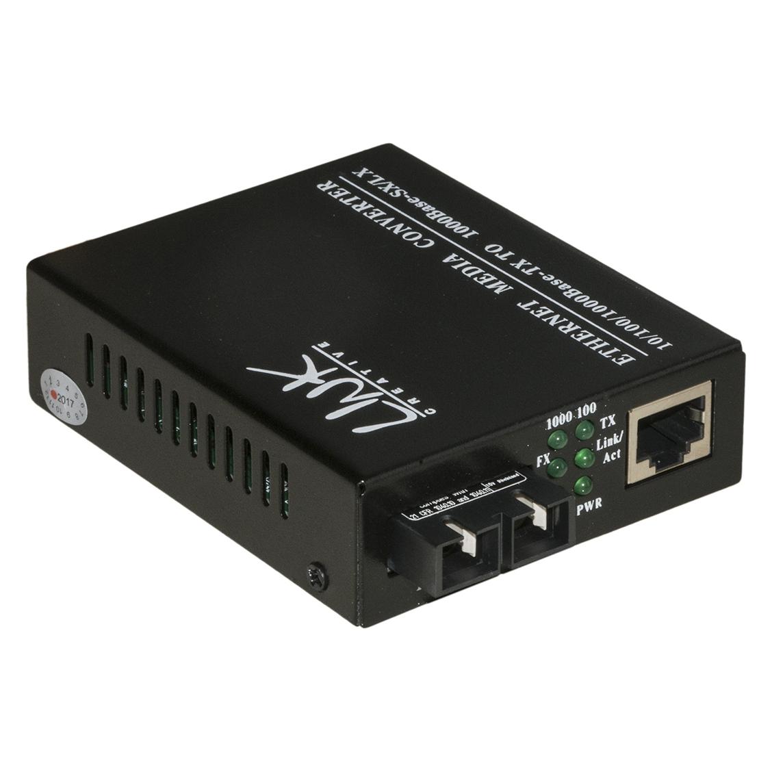 Link rj45 Medienkonverter - Glasfaser (LKMCWD)