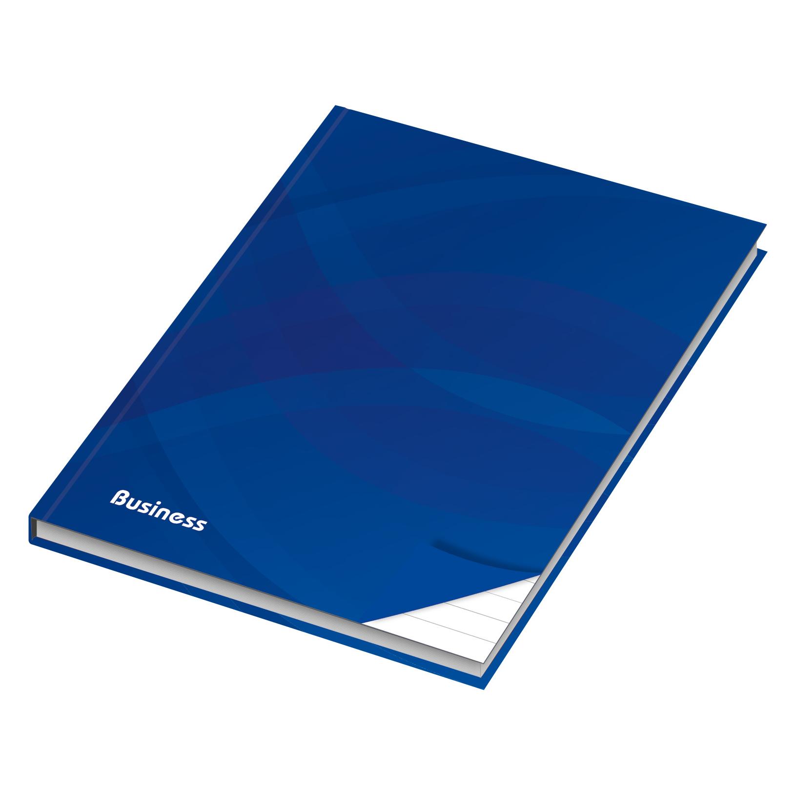 Rnk Kladde Business DIN A4 liniert blau Hardcover 96 Bl. (A4, Liniert, Harter Einband) (46500)