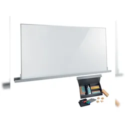 Sigel MUB05 Meet up-Set: agiles Whiteboard 90x180cm, Wandschiene und Starterset - ideal zur Nutzung im Querfomat