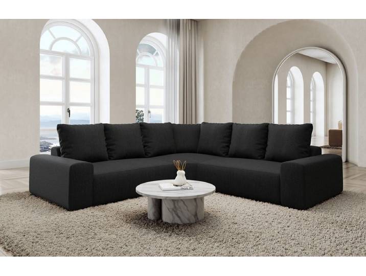 Couch Gomera L-Form in Stoff