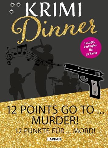 Olaf Nett - Interaktives Krimi-Dinner-Buch: 12 points go to murder!: 12 Punkte für Mord! Krimi-Rollenspiel zum Eurovision Song Contest für 6-8 Personen mit Einladungen, Tischkarten uvm. - Preis vom 09.10.2026 07:28:09 h