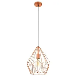 EGLO Pendelleuchte Carlton Alu, Eisen, Stahl & Metall Gold Kupfer