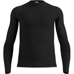 Odlo, Herren, Funktionsshirt, Seamless Performance Wool Funktionsshirt mit Rundhalsausschnitt (XXL), Schwarz