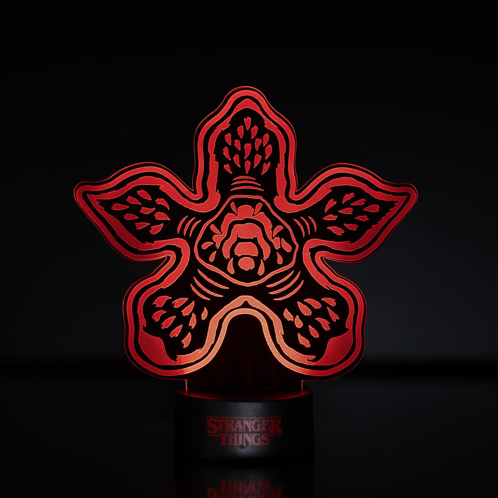 Fizz Creations Stranger Things lasergeëtste tabletop lamp met Demogorgan-motief