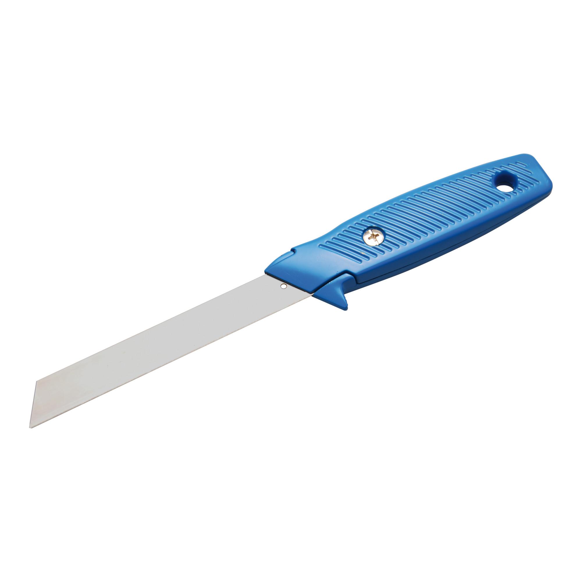 BGS technic Dämmstoffmesser 240 mm aus Stahl mit Wellenschliff und Kunststoffgriff für Dämmstoffe, 81735)